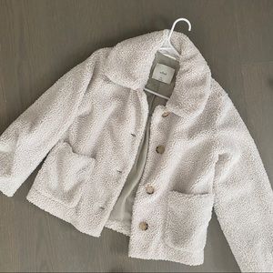 Aritzia Wilfred teddy coat